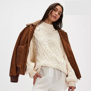 Free People Heart You Pullover Sweater